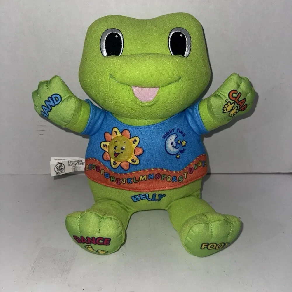 LeapFrog Learning 14” Baby Tad Educational Interactive Toy Lights Plush Working